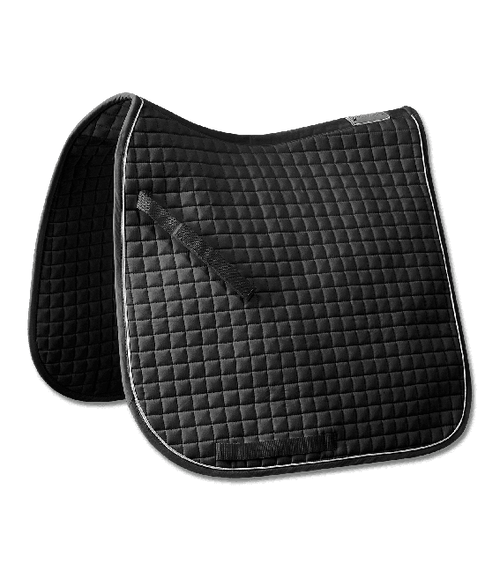 Malaga Dressage Saddle Pad - Black