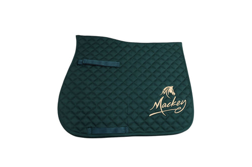 Mackey Embroidred Saddlecloth - Green - Full