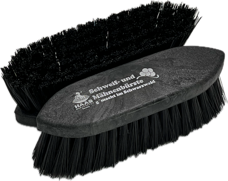 Haas Mane/ Dandy Brush - Large - 8cm - Black