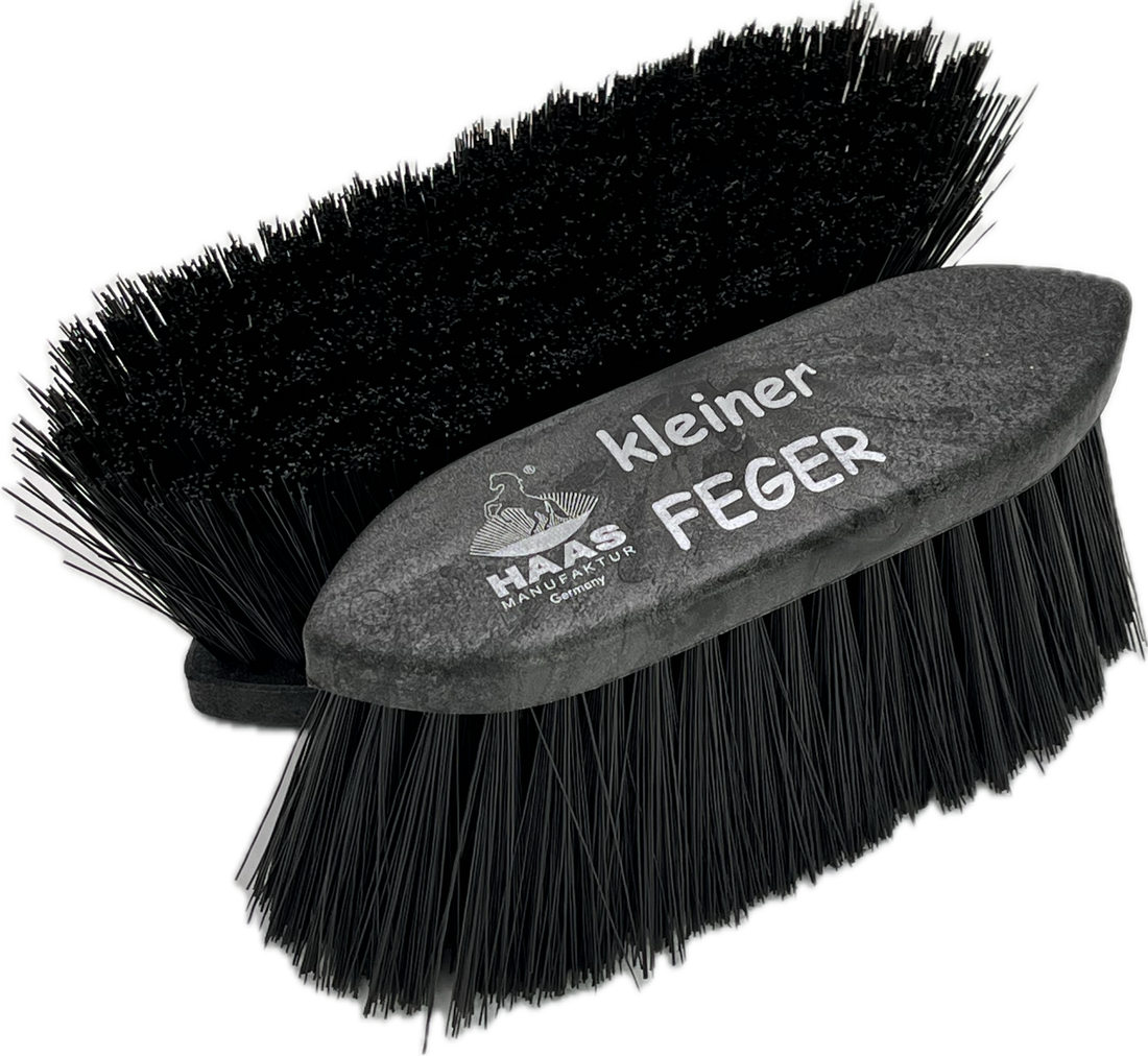 Small Haas Mane/ Dandy Brush - 8cm - Black