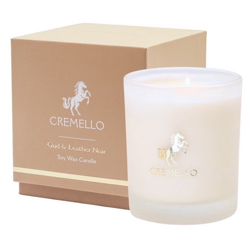 Cremello Oud & Leather Noir - Wax Candle - 220g