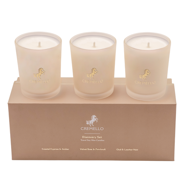 Cremello Gift Pack - 3 pack 80g Wax Candles