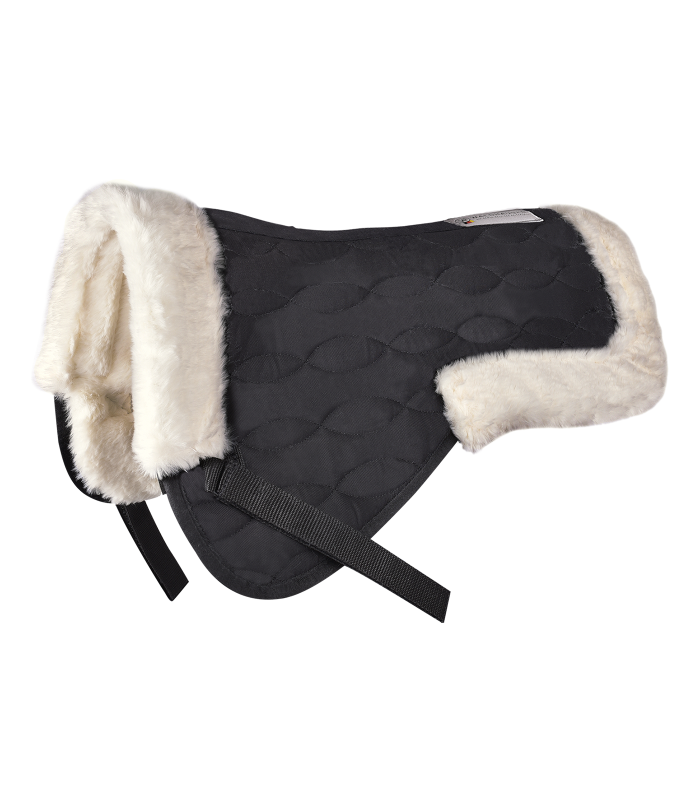 Half Saddle Pad with Synthetic Lambskin