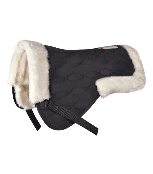 Half Saddle Pad with Synthetic Lambskin