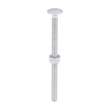 Timco Carriage Bolt, Washer & Nut - Exterior Silver