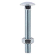 Timco Carriage Bolts & Nuts - Zinc