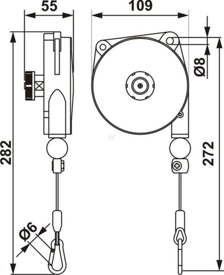 Tool balancers, light-weight design Rema