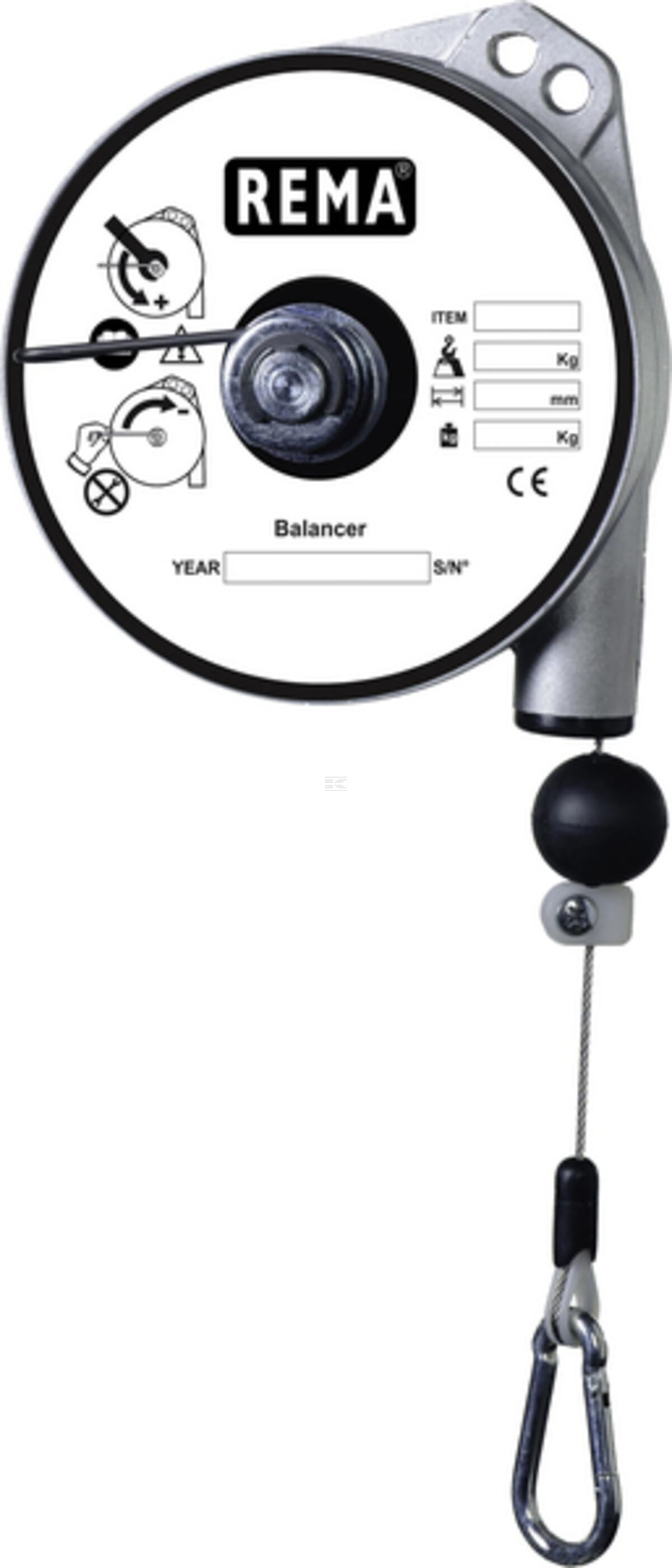 Tool balancers, medium-weight design Rema