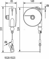 Tool balancers, medium-weight design Rema