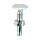 Timco Carriage Bolts & Nuts - Zinc