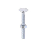 Timco Carriage Bolts & Nuts - Zinc