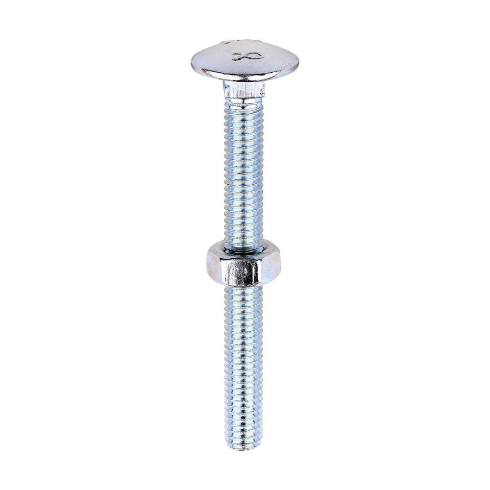 Timco Carriage Bolts & Nuts - Zinc