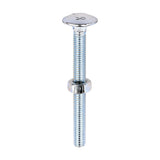 Timco Carriage Bolts & Nuts - Zinc