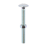 Timco Carriage Bolts & Nuts - Zinc