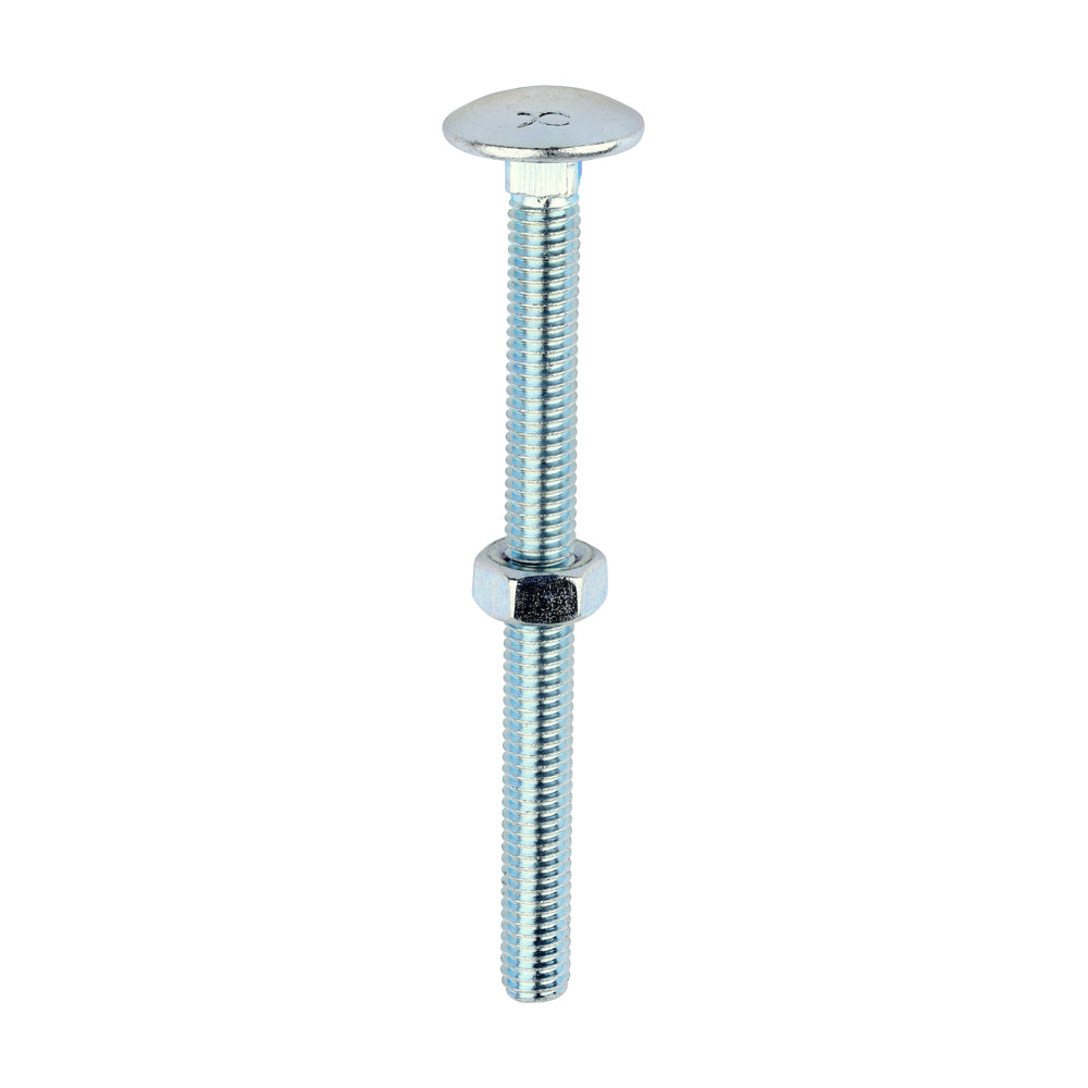 Timco Carriage Bolts & Nuts - Zinc