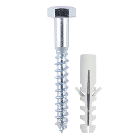 Timco Coach Screw & Nylon Plug