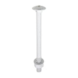 Timco Carriage Bolt, Washer & Nut - Exterior Silver