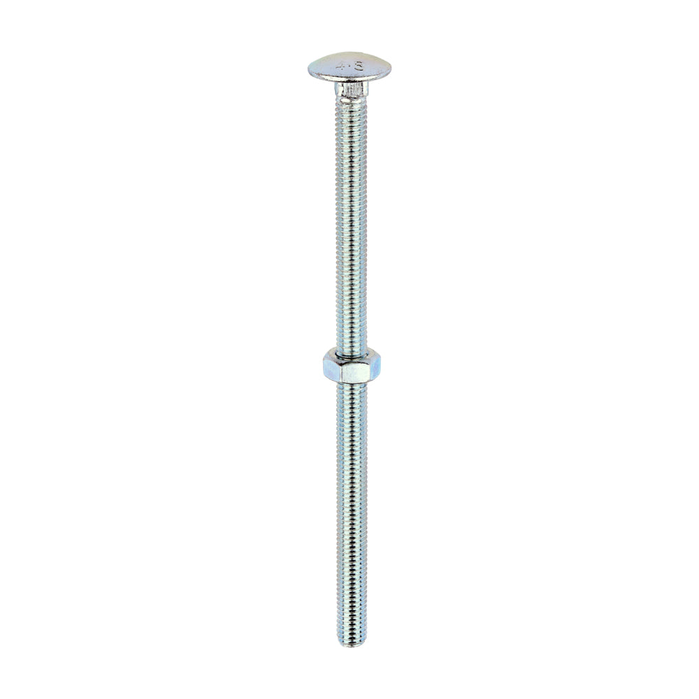 Timco Carriage Bolts & Nuts - Zinc