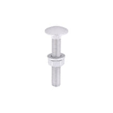 Timco Carriage Bolt, Washer & Nut - Exterior Silver