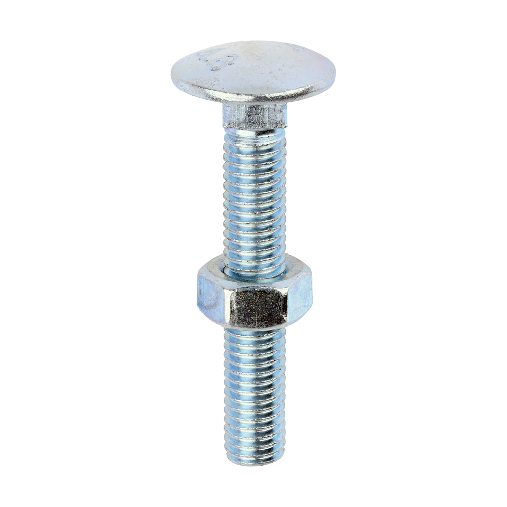 Timco Carriage Bolts & Nuts - Zinc