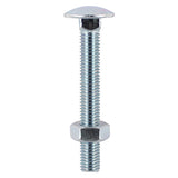 Timco Carriage Bolts & Nuts - Zinc