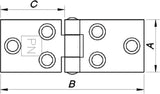 Bach flaps hinges