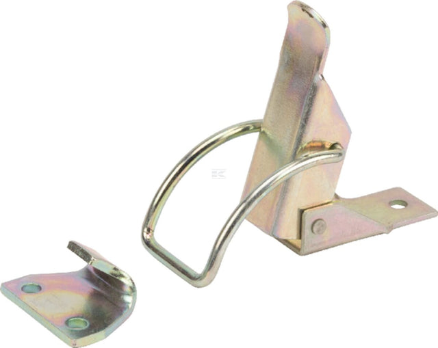 Bracket closure with catch