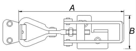 Case lock, adjustable