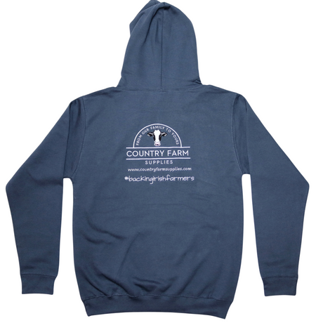 CFS Backing Irish Farms Hoodie (Air Force Blue)