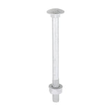 Timco Carriage Bolt, Washer & Nut - Exterior Silver