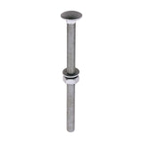 Timco Carriage Bolt, Washer & Nut - Exterior Silver