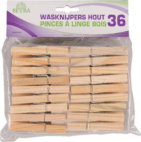 BETRA Clothespin wood 36pcs
