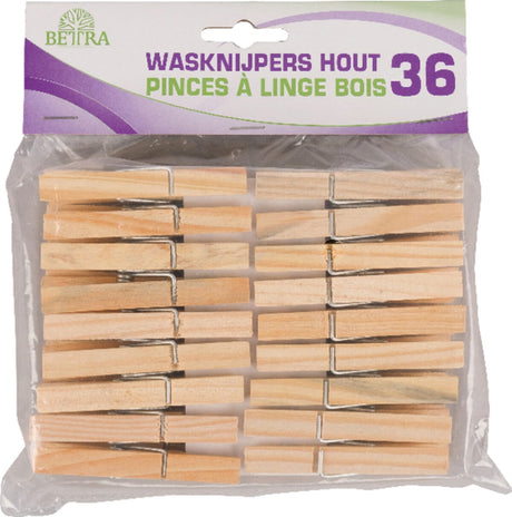 BETRA Clothespin wood 36pcs