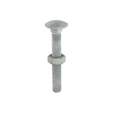 Timco Carriage Bolt & Nut - Hot Dipped Galvanised