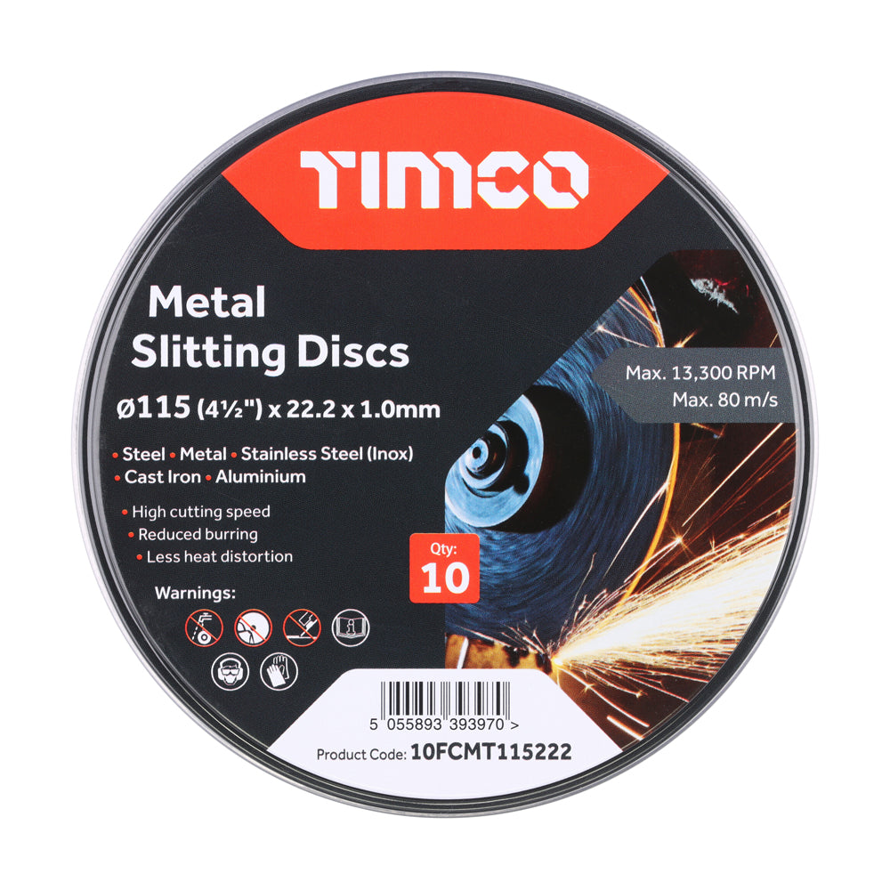 Timco Bonded Abrasive Disc - For Cutting
