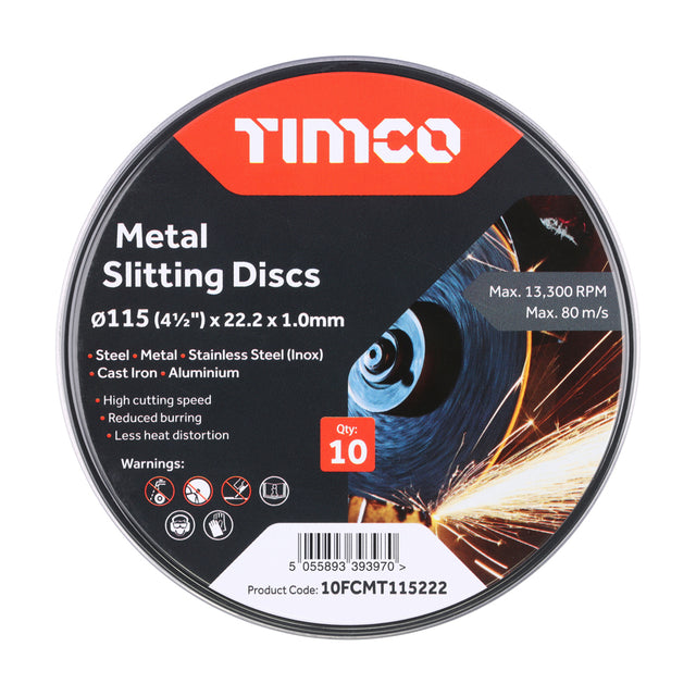 Timco Bonded Abrasive Disc - For Cutting