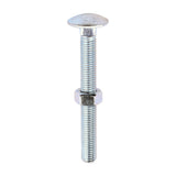 Timco Carriage Bolts & Nuts - Zinc