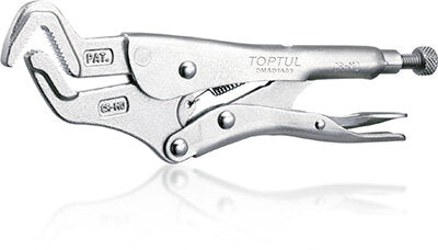 Parrot Nose Locking Pliers with sawteeth 9"