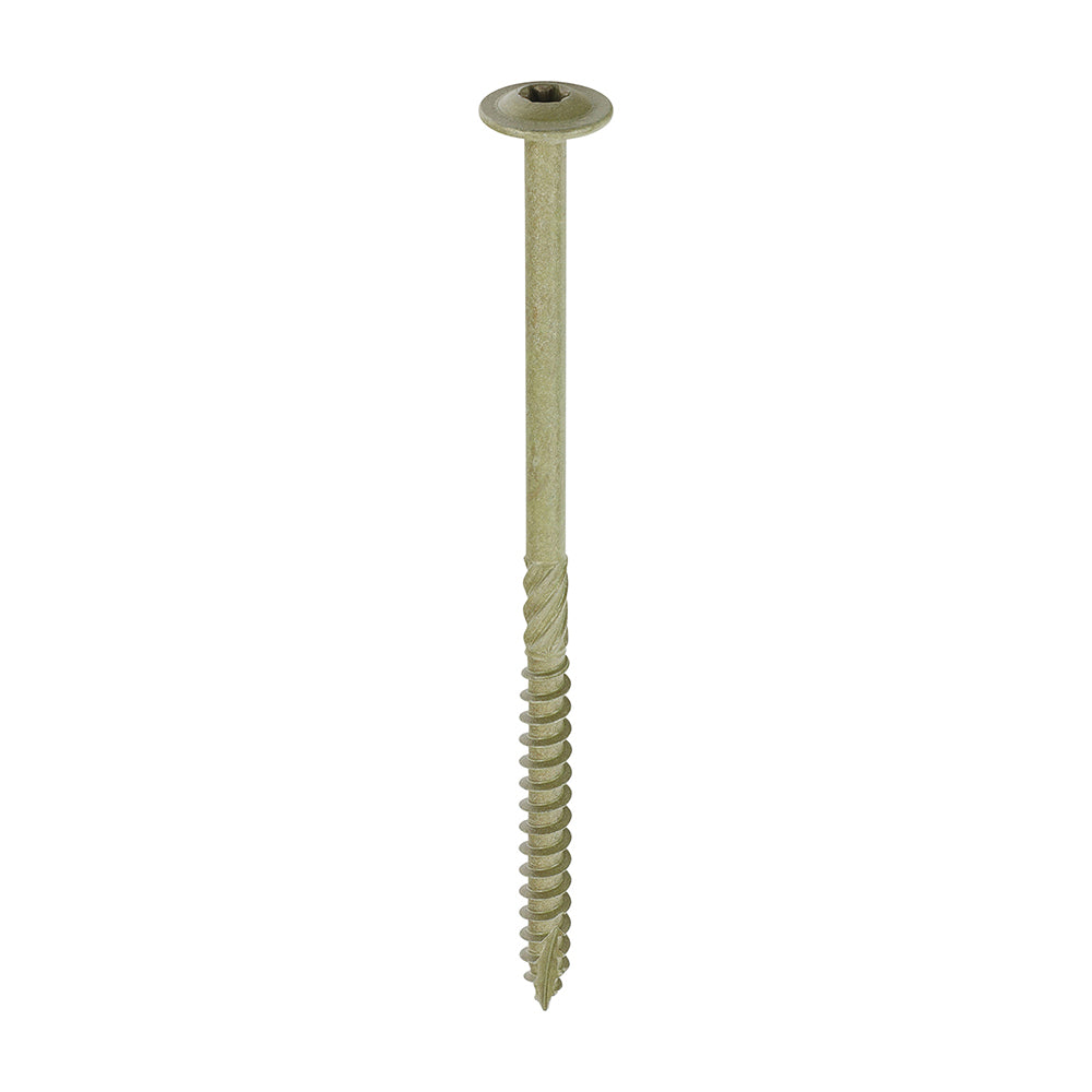Timco In-Dex Timber Screws - Wafer Head Exterior Green