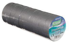 Vires Elec PVC Tape Grey 19mm x 20M