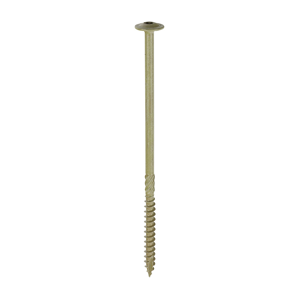 Timco In-Dex Timber Screws - Wafer Head Exterior Green