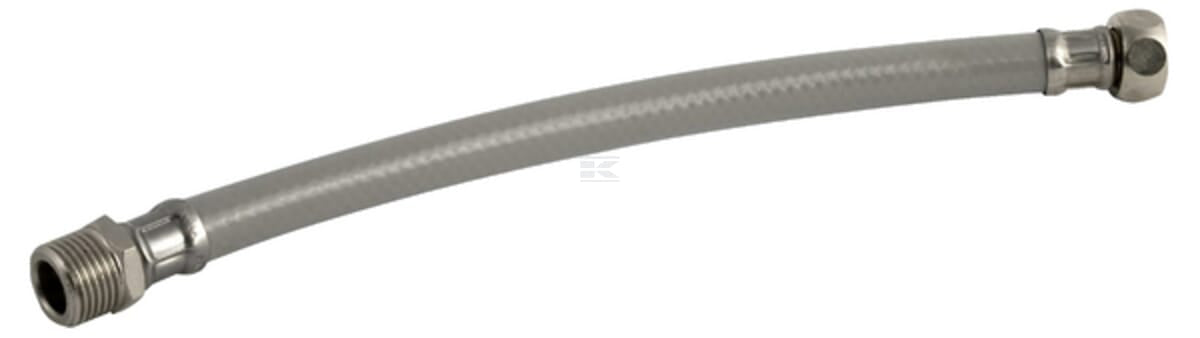 Flexible connection hose with straight coupling