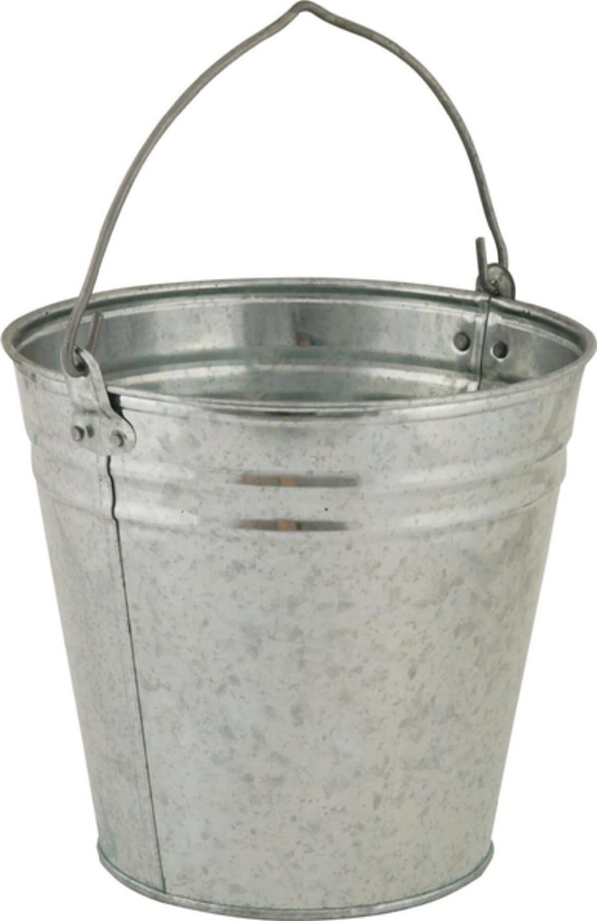 Galvanized bucket