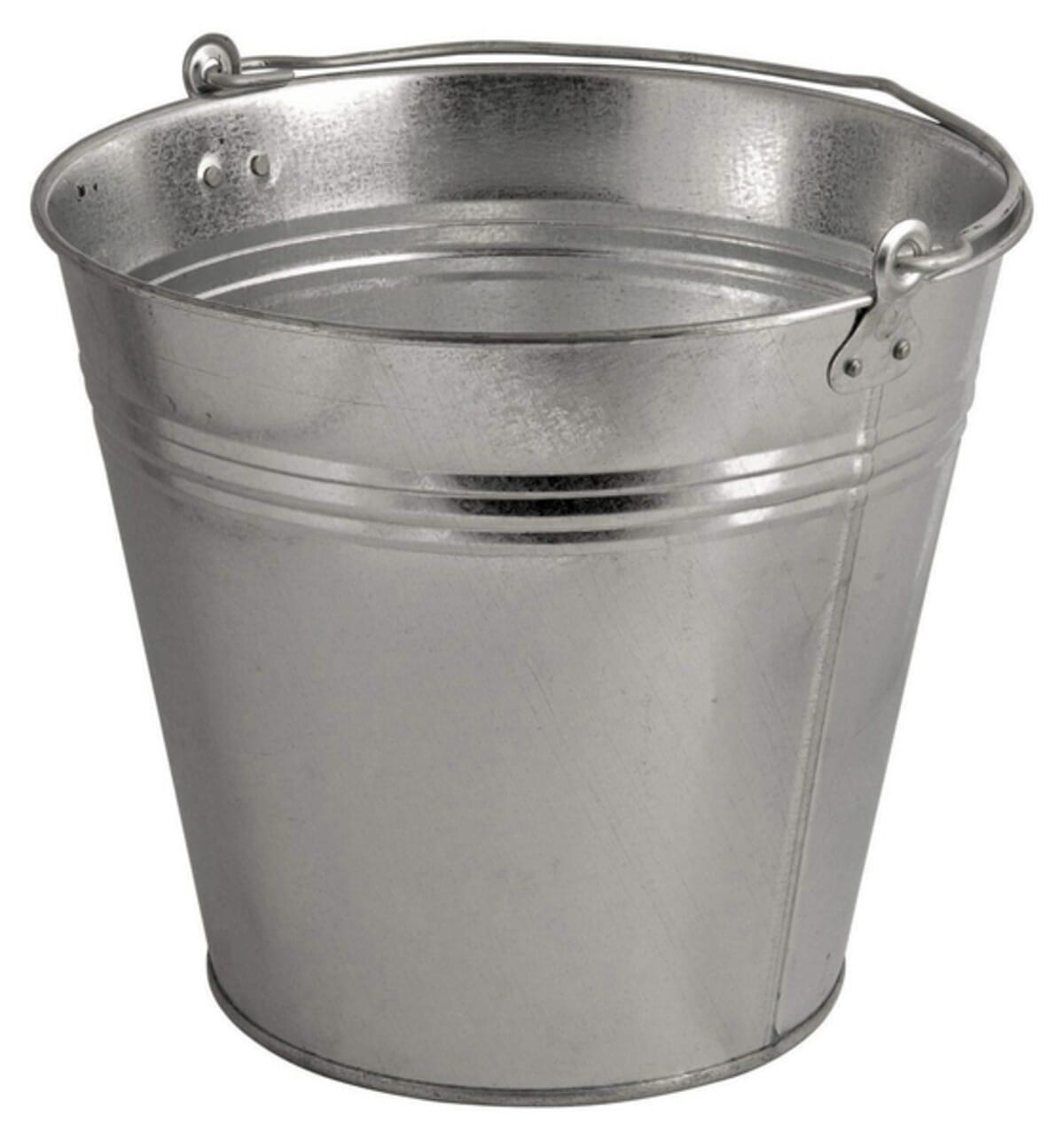 Galvanized bucket