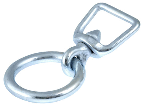Snap hook galv with ring for Vendsyssel collar