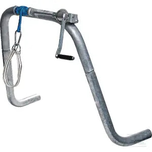 Hoof care frame with leg support
