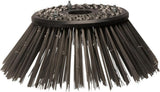 Gutter brooms for sweeping machines and grate cleaners