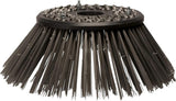 Gutter brooms for sweeping machines and grate cleaners