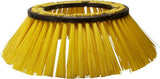 Gutter brooms for sweeping machines and grate cleaners
