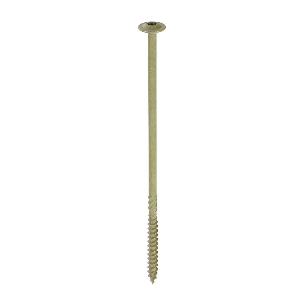 Timco In-Dex Timber Screws - Wafer Head Exterior Green